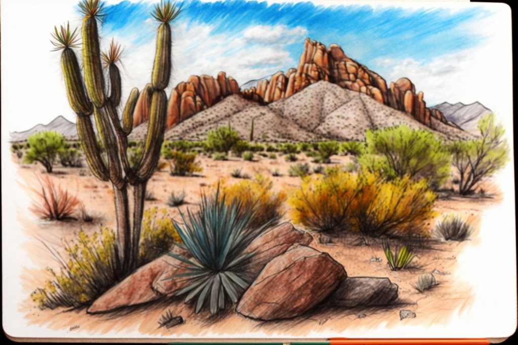 Arizona desert rocks